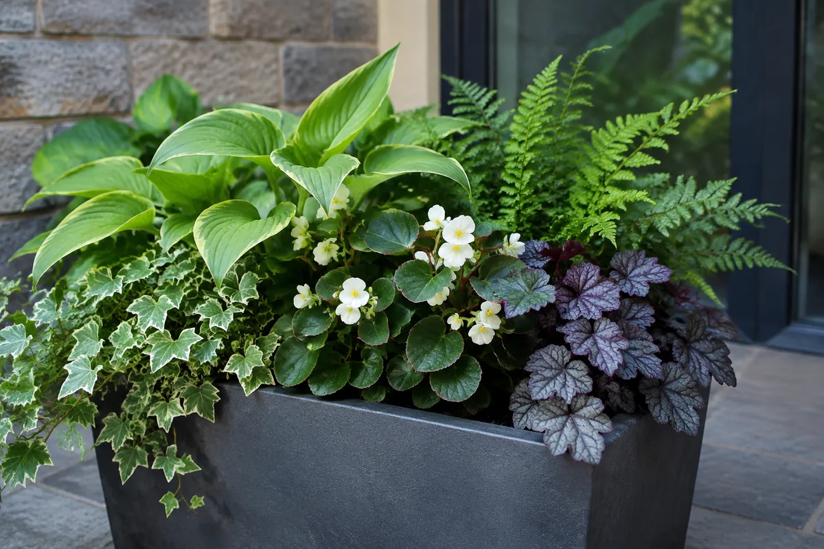 Quelles plantes faciles cultiver dans une jardinière à l’ombre