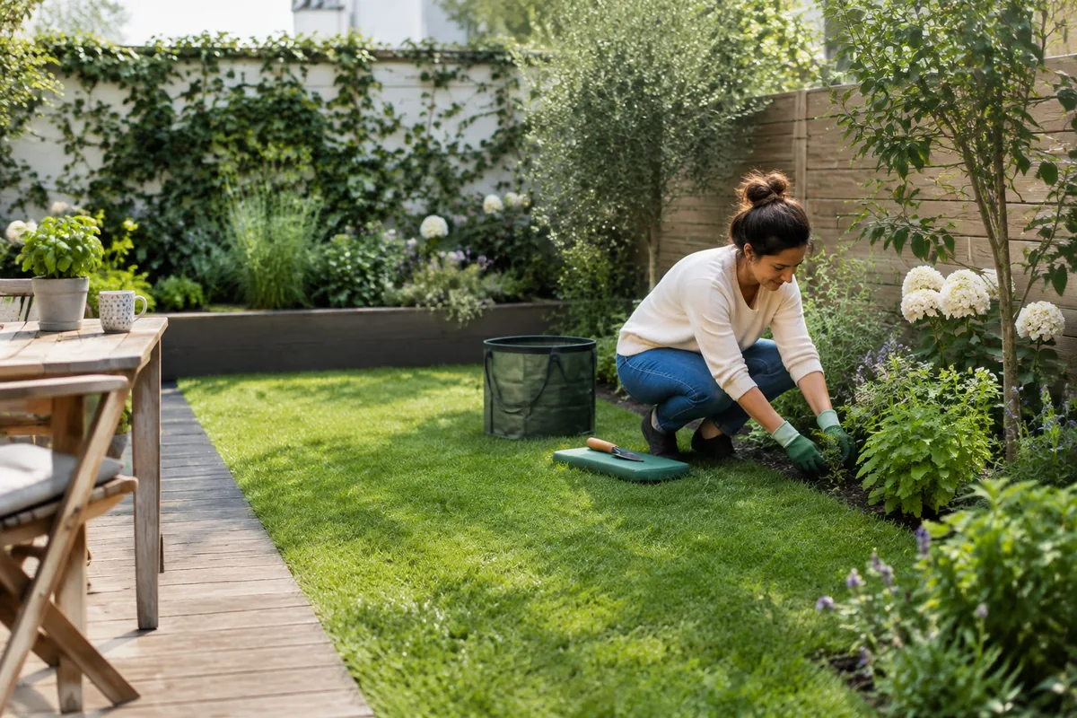 Combien de temps faut-il pour entretenir un jardin de 20 m²