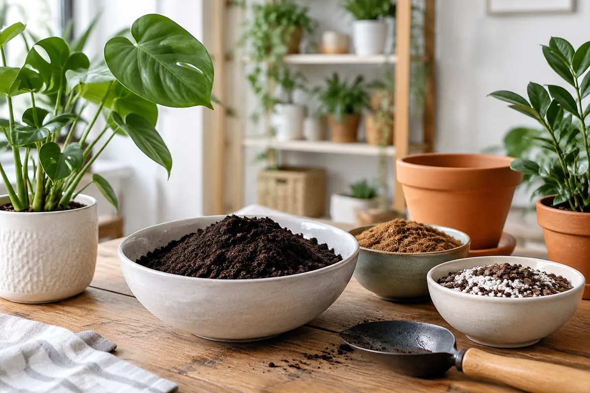 Quel terreau choisir pour rempoter des plantes d’intérieur sans difficulté